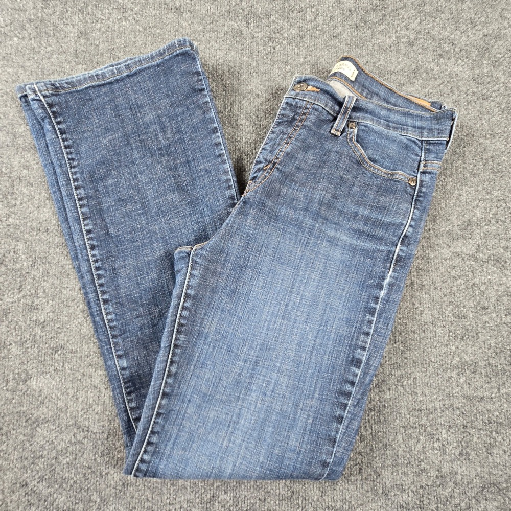 Levis 512 Perfectly Slimming Bootcut Jeans Womens 10M Blue Medium Wash Stretch